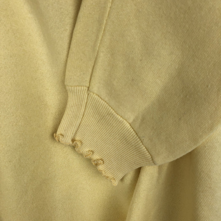 Women's XL sweatshirt, made in the USA cotton yellow type Vintage Second Hand