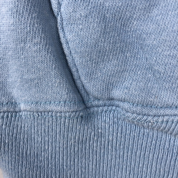 Vintage 1980'S Champion Trico Tag Cropped Pullover Hoodie, Made in USA, Women's Size Small cotton Blue type light blue Vintage Second Hand