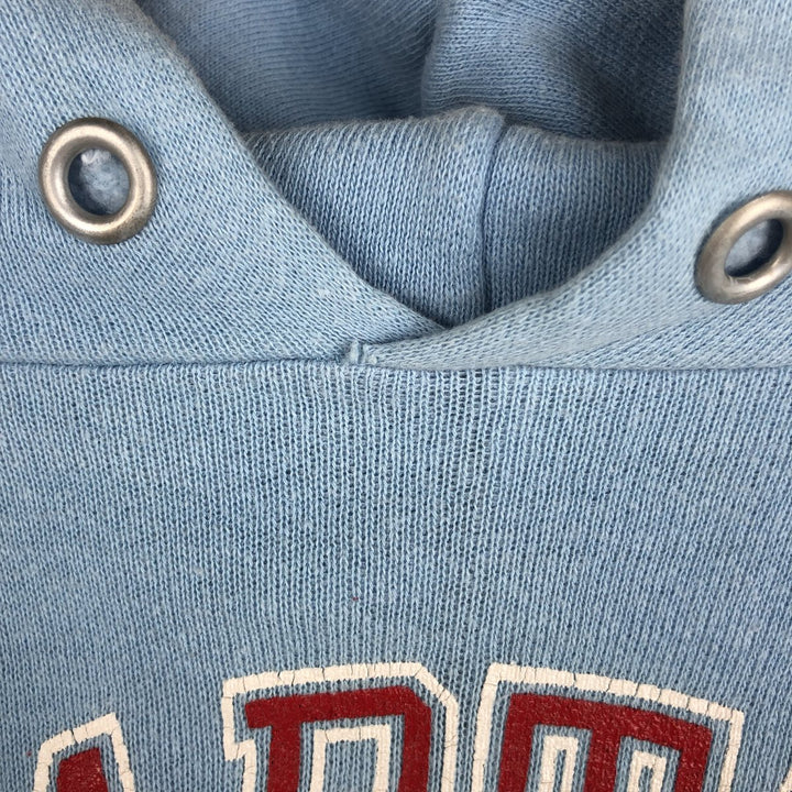 Vintage 1980'S Champion Trico Tag Cropped Pullover Hoodie, Made in USA, Women's Size Small cotton Blue type light blue Vintage Second Hand