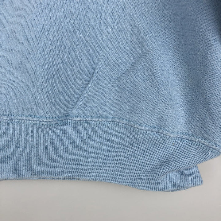 Vintage 1980'S Champion Trico Tag Cropped Pullover Hoodie, Made in USA, Women's Size Small cotton Blue type light blue Vintage Second Hand