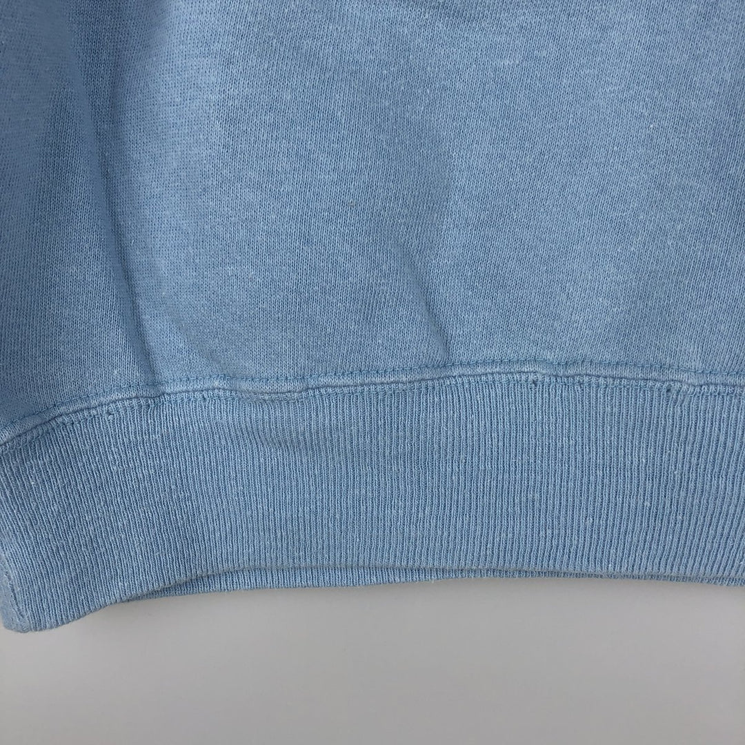 Vintage 1980'S Champion Trico Tag Cropped Pullover Hoodie, Made in USA, Women's Size Small cotton Blue type light blue Vintage Second Hand