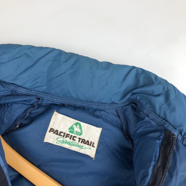 Vintage 70s-80'S Pacific Trail Down Jacket, Women's, Size Small Nylon blue type Vintage Second Hand
