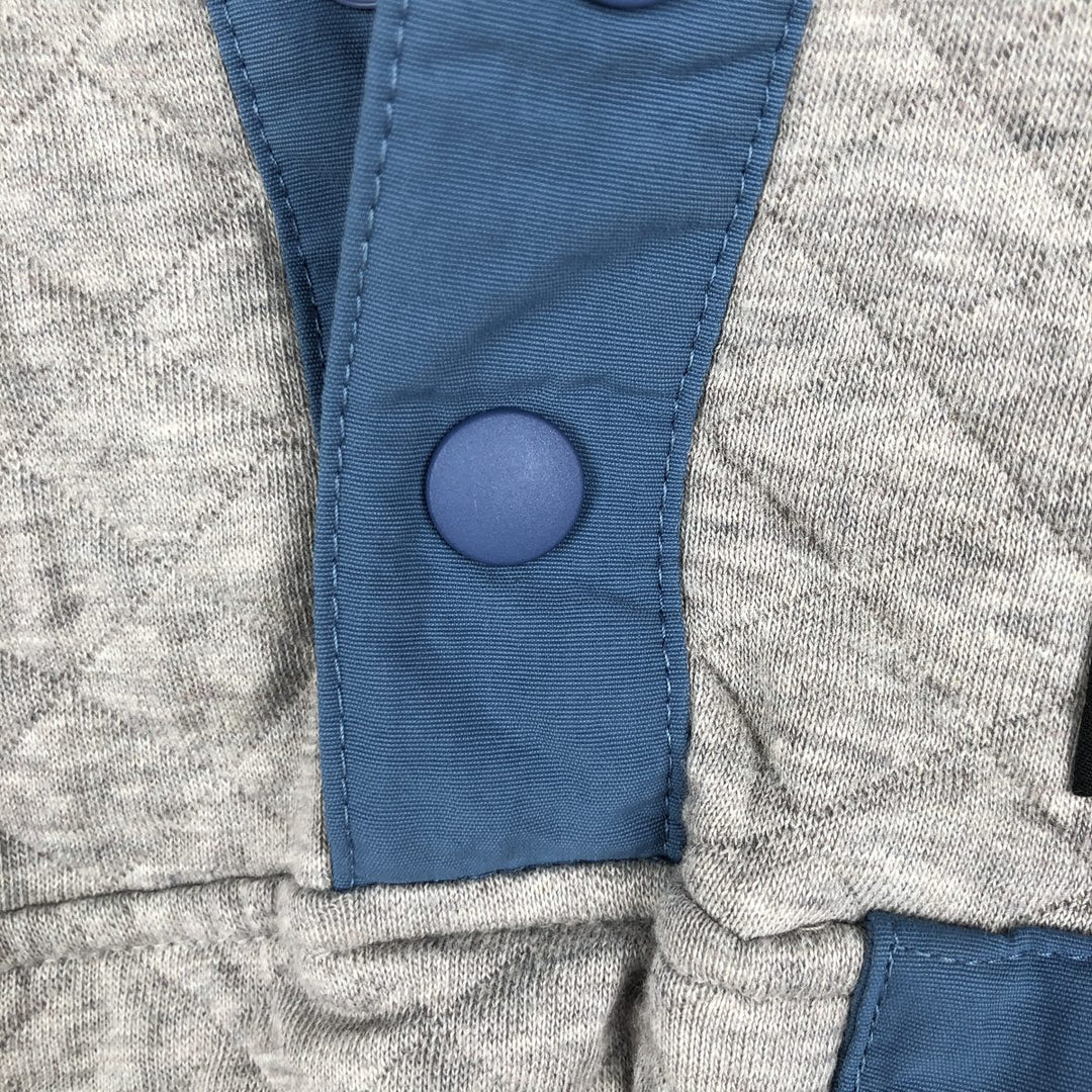 Patagonia Diamond Quilted Snap Tee 25282FA19 Half-Snap Sweatshirt, Women's Size Small cotton gray type Vintage Second Hand