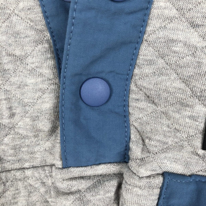 Patagonia Diamond Quilted Snap Tee 25282FA19 Half-Snap Sweatshirt, Women's Size Small cotton gray type Vintage Second Hand