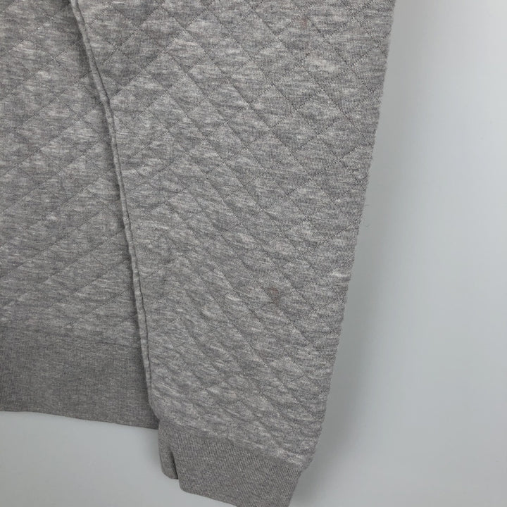 Patagonia Diamond Quilted Snap Tee 25282FA19 Half-Snap Sweatshirt, Women's Size Small cotton gray type Vintage Second Hand