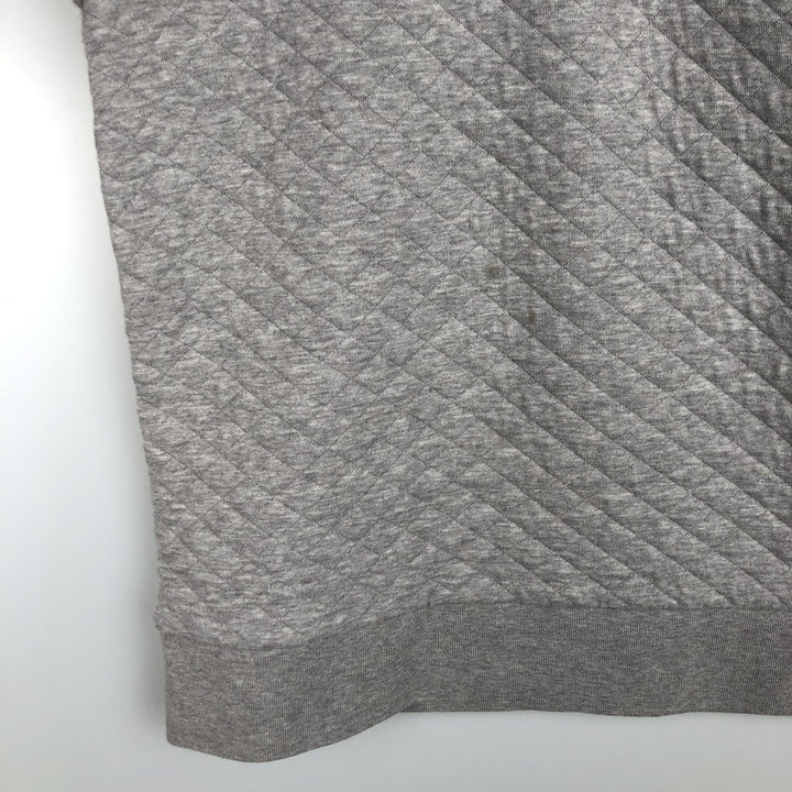Patagonia Diamond Quilted Snap Tee 25282FA19 Half-Snap Sweatshirt, Women's Size Small cotton gray type Vintage Second Hand