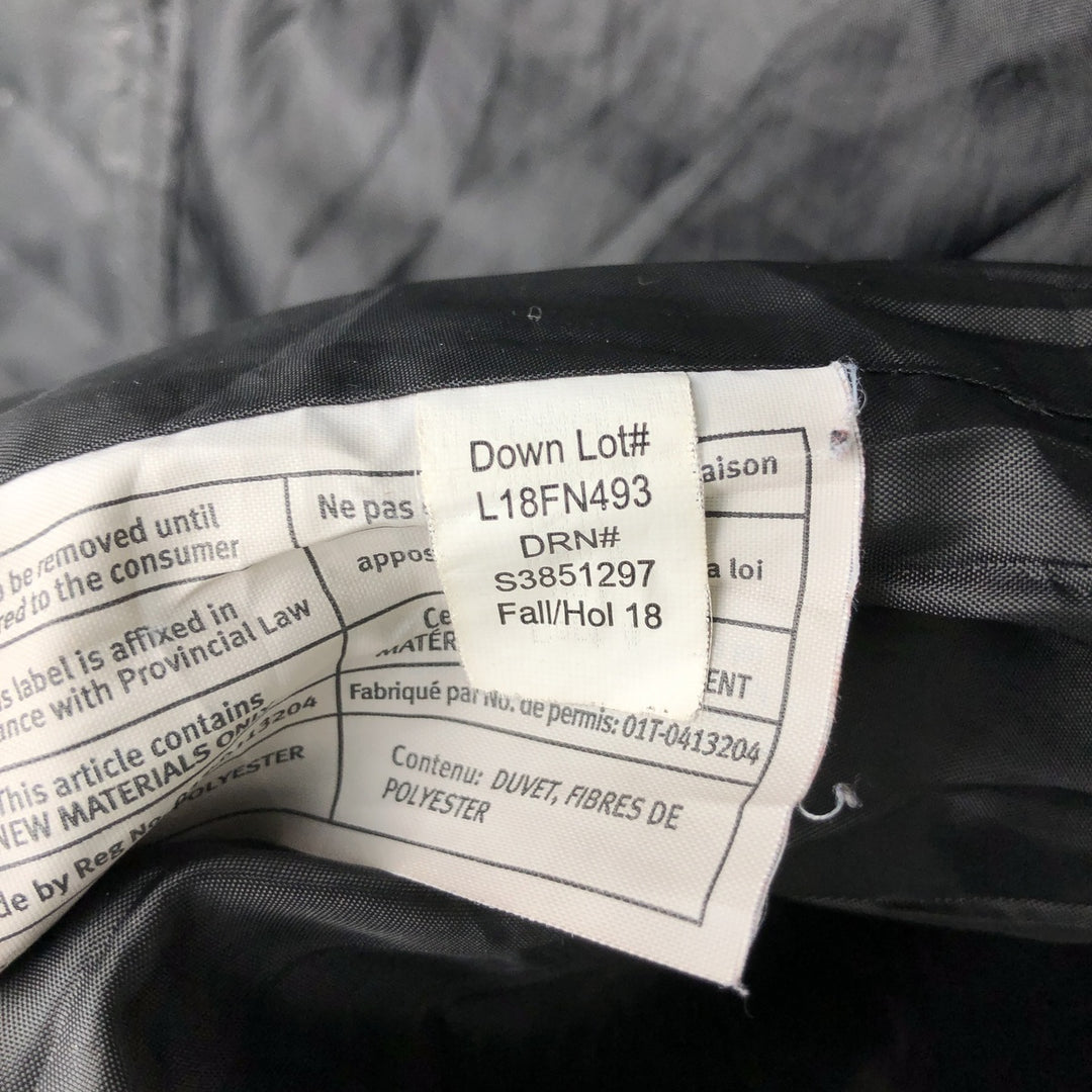 Eddie Bauer 650 Fill Power Down Jacket, Men's Size L polyester Charcoal Vintage Second Hand