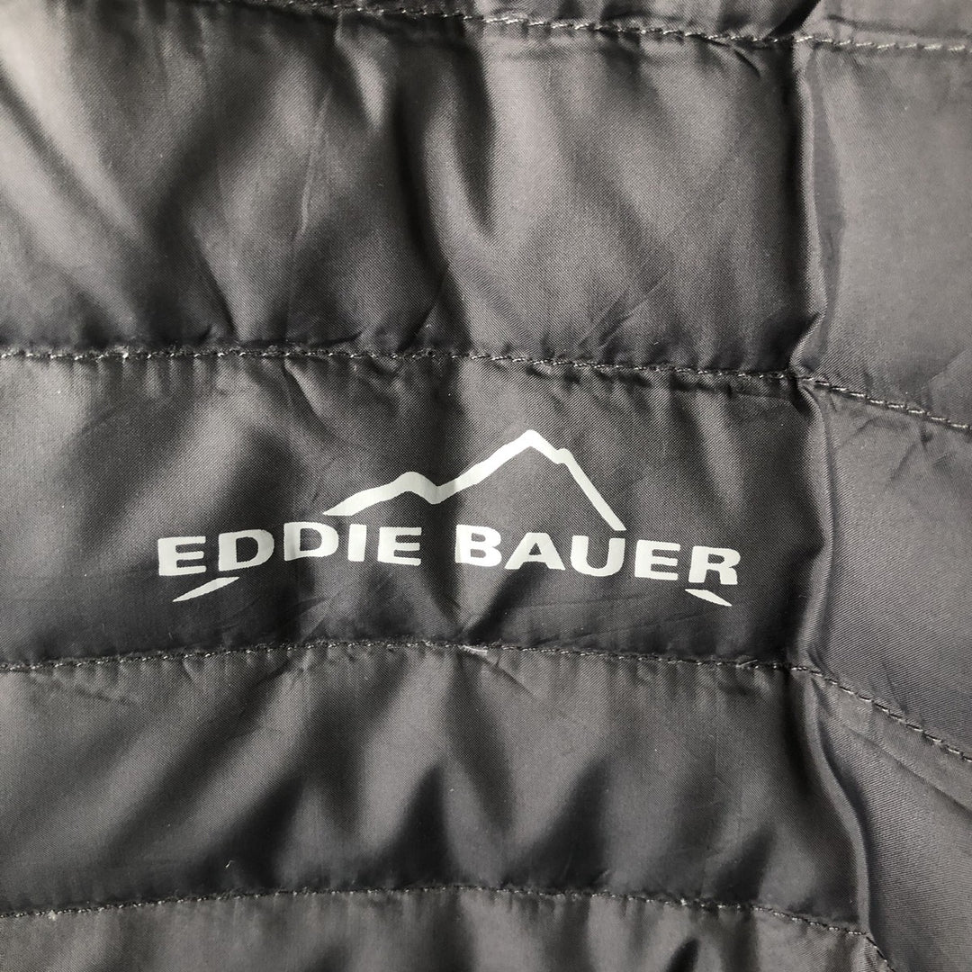 Eddie Bauer 650 Fill Power Down Jacket, Men's Size L polyester Charcoal Vintage Second Hand