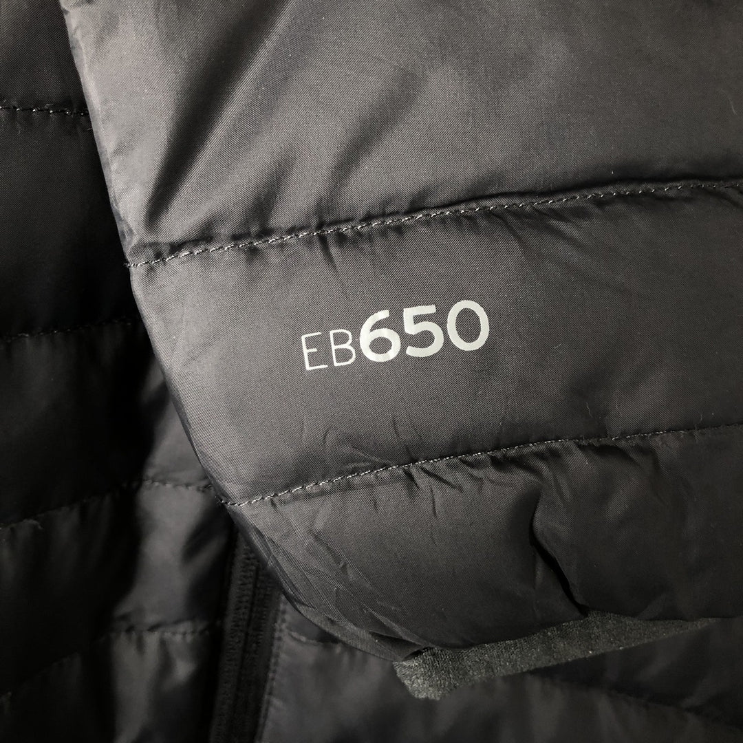Eddie Bauer 650 Fill Power Down Jacket, Men's Size L polyester Charcoal Vintage Second Hand