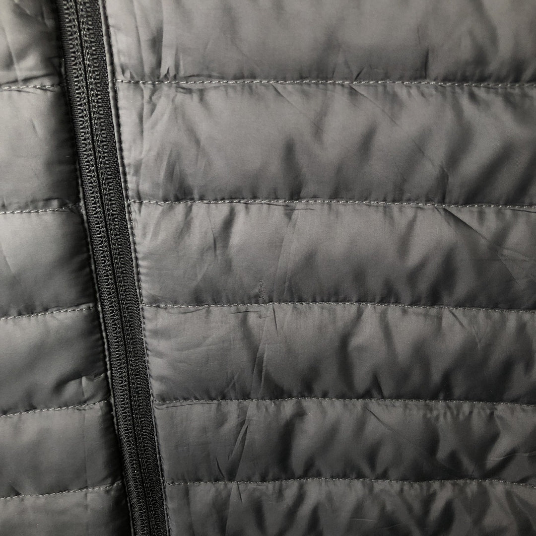 Eddie Bauer 650 Fill Power Down Jacket, Men's Size L polyester Charcoal Vintage Second Hand