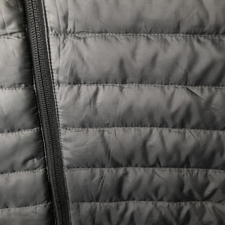 Eddie Bauer 650 Fill Power Down Jacket, Men's Size L polyester Charcoal Vintage Second Hand