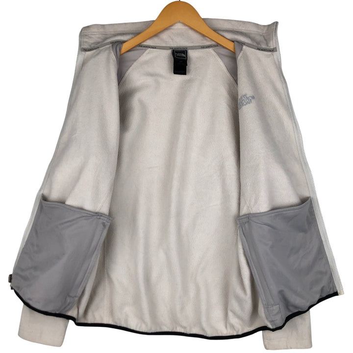 The North Face Women's Fleece Jacket, Size L polyester white type Vintage Second Hand