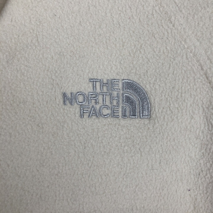 The North Face Women's Fleece Jacket, Size L polyester white type Vintage Second Hand