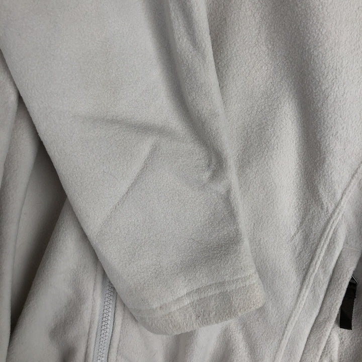 The North Face Women's Fleece Jacket, Size L polyester white type Vintage Second Hand