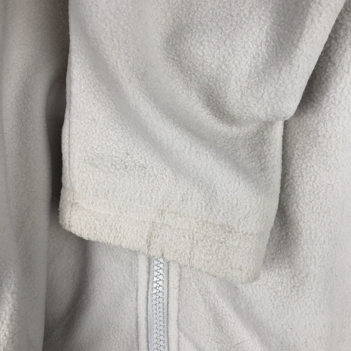 The North Face Women's Fleece Jacket, Size L polyester white type Vintage Second Hand