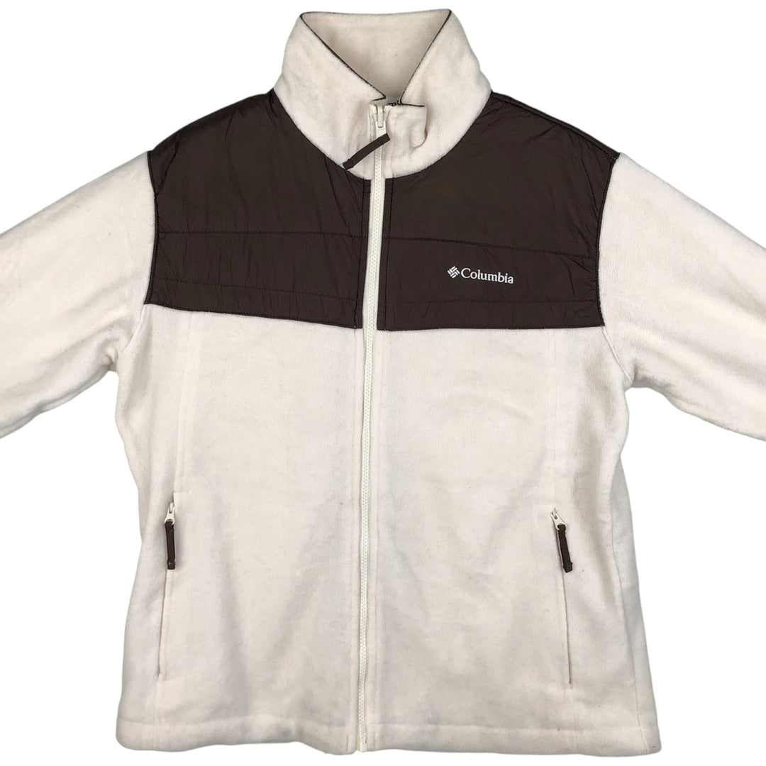 2000'S Columbia INTERCHANGE Fleece Jacket, Women's, Size XL polyester white type Vintage Second Hand