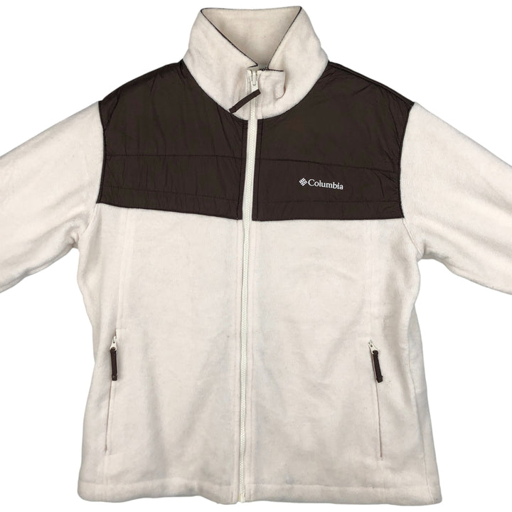2000'S Columbia INTERCHANGE Fleece Jacket, Women's, Size XL polyester white type Vintage Second Hand