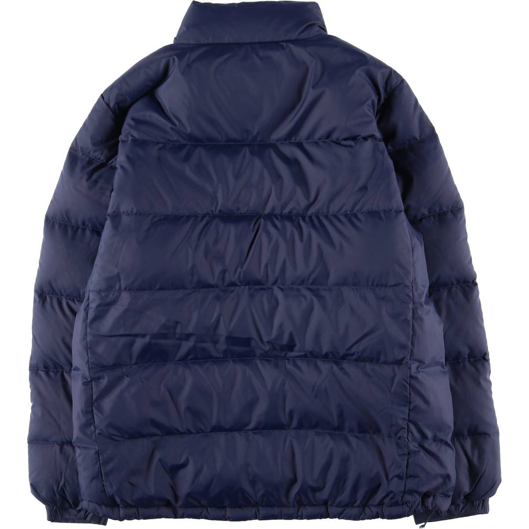 LLBean Ripstop Goose Down Jacket, Men's Size M Nylon navy blue type Vintage Second Hand