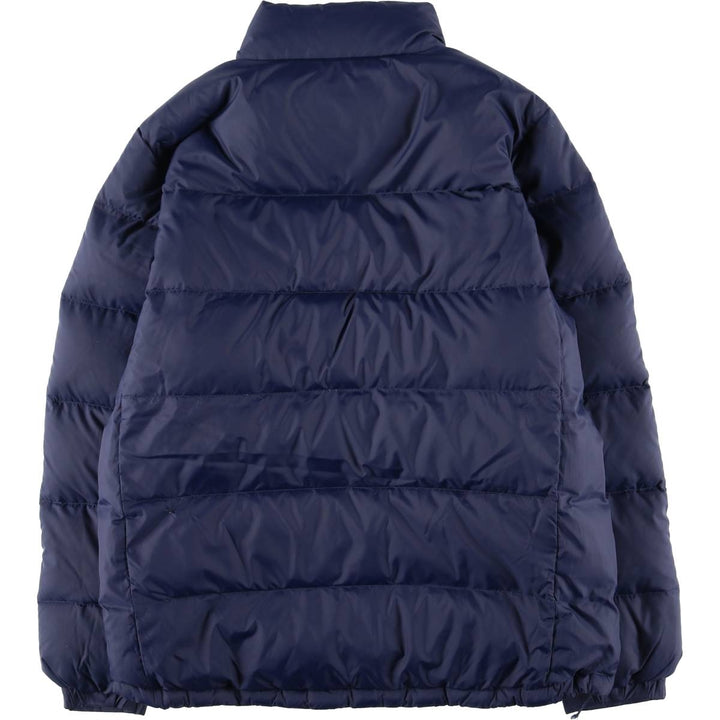 LLBean Ripstop Goose Down Jacket, Men's Size M Nylon navy blue type Vintage Second Hand