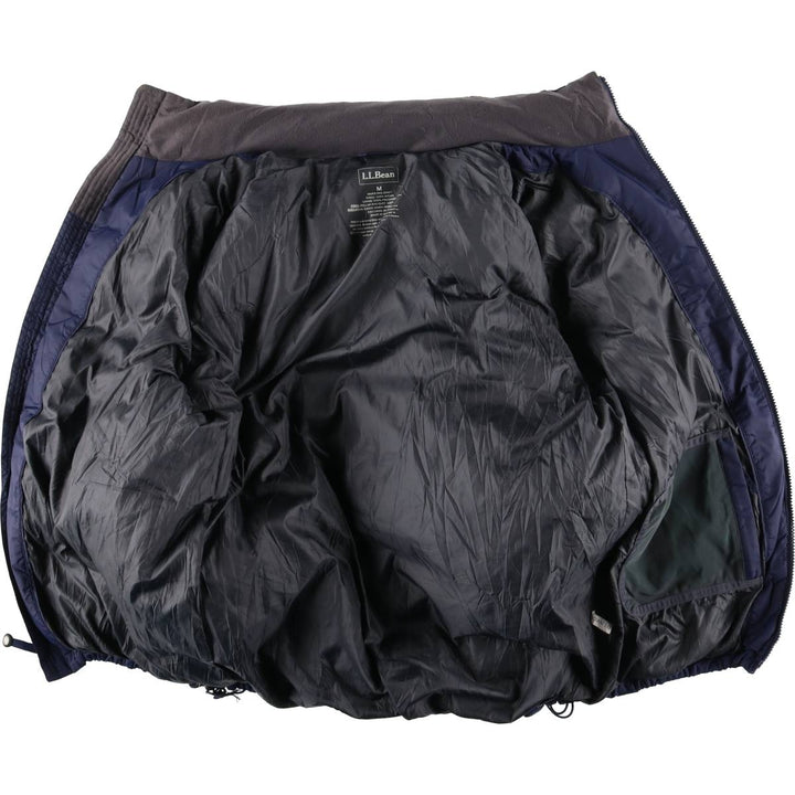 LLBean Ripstop Goose Down Jacket, Men's Size M Nylon navy blue type Vintage Second Hand