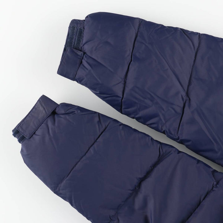 LLBean Ripstop Goose Down Jacket, Men's Size M Nylon navy blue type Vintage Second Hand