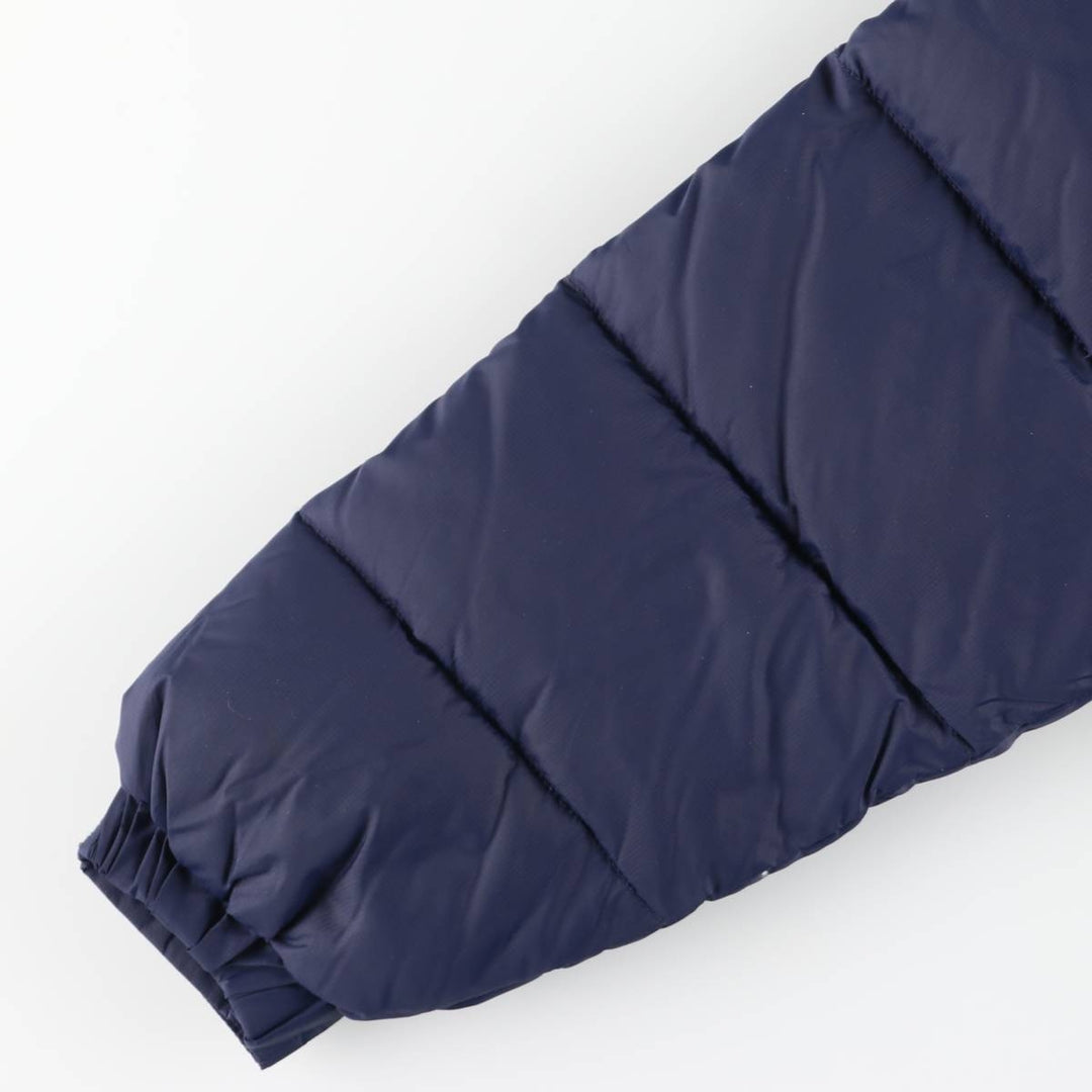 LLBean Ripstop Goose Down Jacket, Men's Size M Nylon navy blue type Vintage Second Hand
