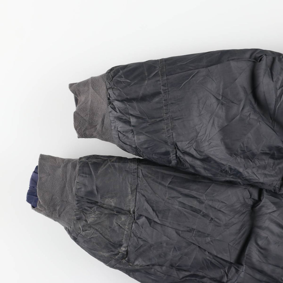 LLBean Ripstop Goose Down Jacket, Men's Size M Nylon navy blue type Vintage Second Hand