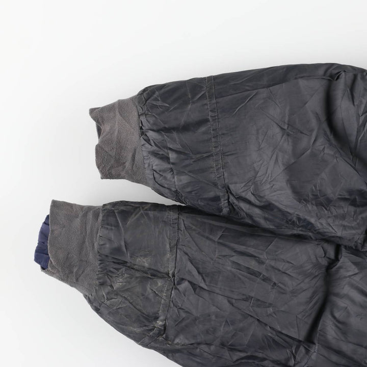 LLBean Ripstop Goose Down Jacket, Men's Size M Nylon navy blue type Vintage Second Hand