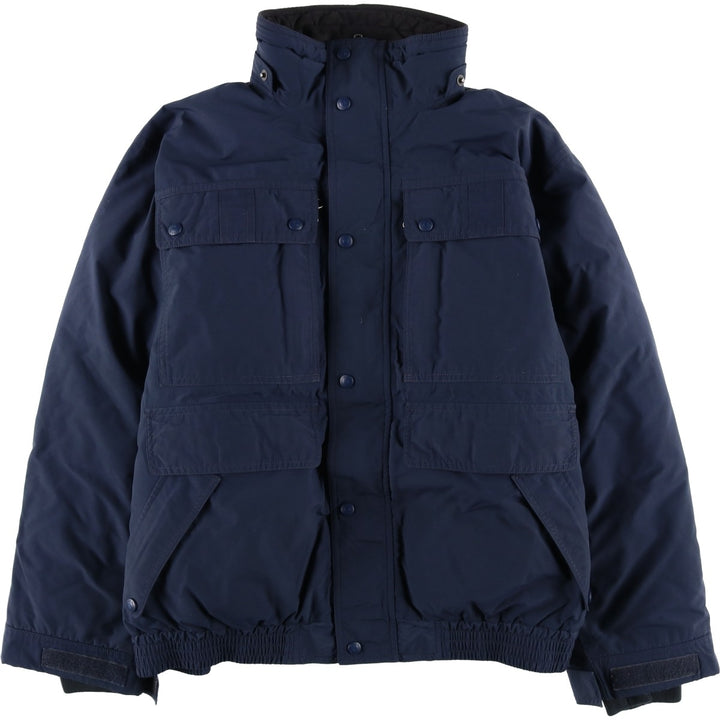90s-00'S LLBean GORE-TEX Goose Down Jacket, Men's Size Medium, Vintage Nylon navy blue type Vintage Second Hand