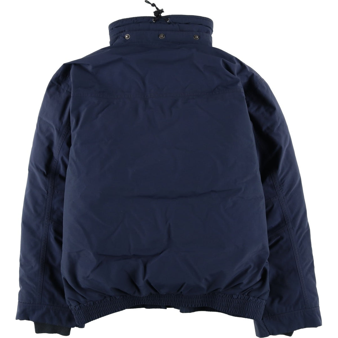 90s-00'S LLBean GORE-TEX Goose Down Jacket, Men's Size Medium, Vintage Nylon navy blue type Vintage Second Hand