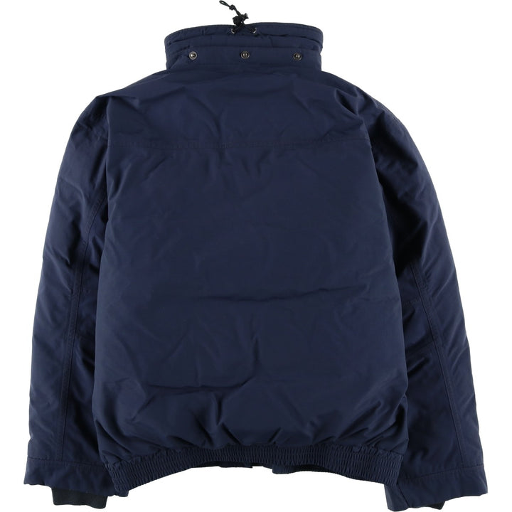 90s-00'S LLBean GORE-TEX Goose Down Jacket, Men's Size Medium, Vintage Nylon navy blue type Vintage Second Hand
