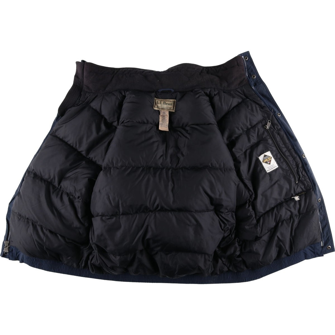 90s-00'S LLBean GORE-TEX Goose Down Jacket, Men's Size Medium, Vintage Nylon navy blue type Vintage Second Hand