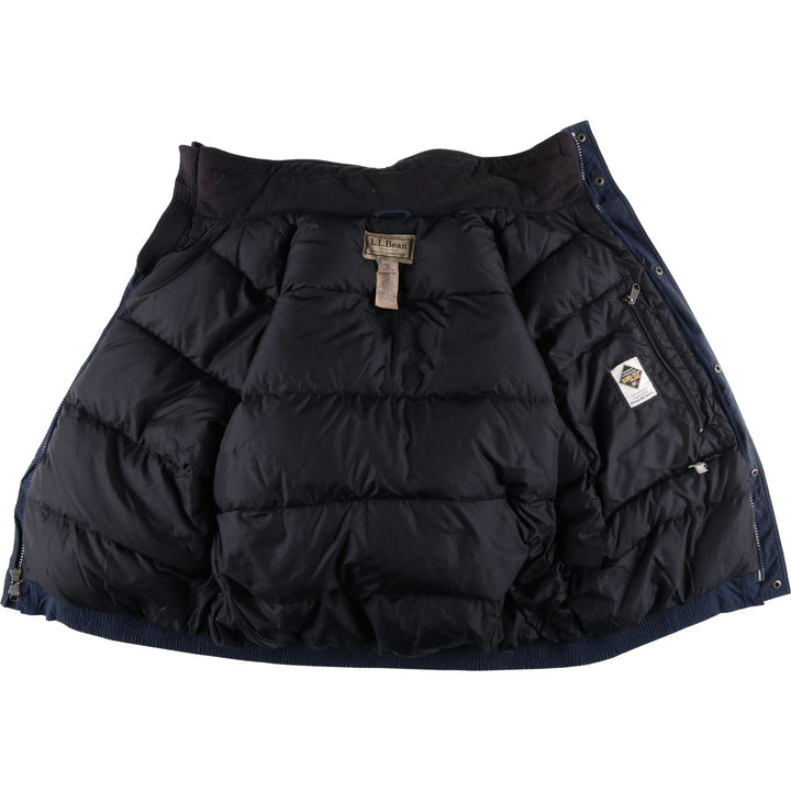 90s-00'S LLBean GORE-TEX Goose Down Jacket, Men's Size Medium, Vintage Nylon navy blue type Vintage Second Hand