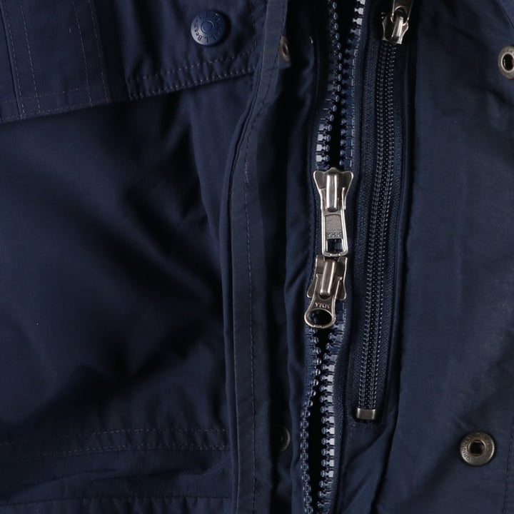 90s-00'S LLBean GORE-TEX Goose Down Jacket, Men's Size Medium, Vintage Nylon navy blue type Vintage Second Hand