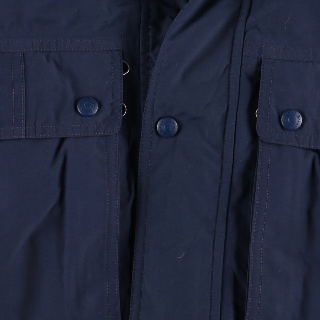 90s-00'S LLBean GORE-TEX Goose Down Jacket, Men's Size Medium, Vintage Nylon navy blue type Vintage Second Hand