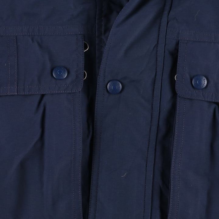 90s-00'S LLBean GORE-TEX Goose Down Jacket, Men's Size Medium, Vintage Nylon navy blue type Vintage Second Hand