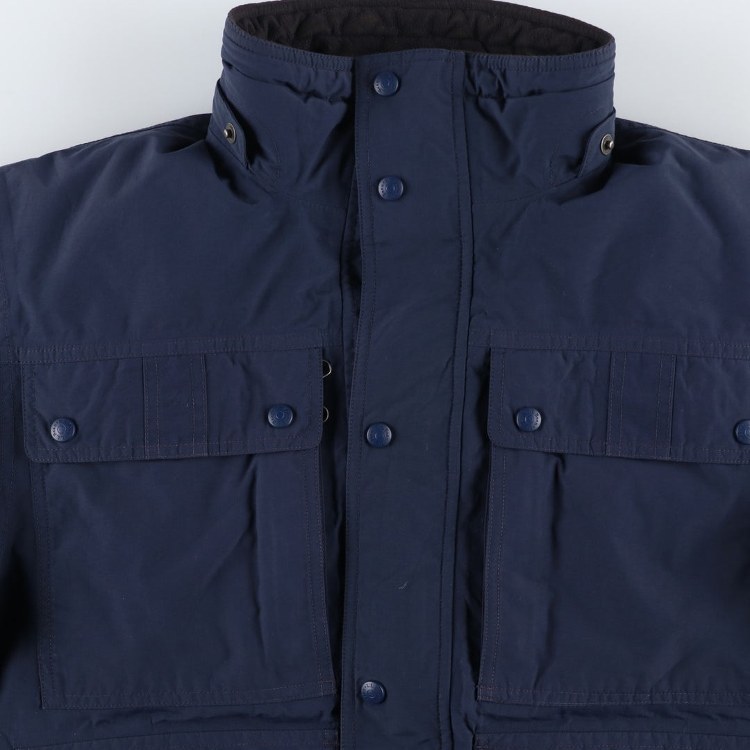 90s-00'S LLBean GORE-TEX Goose Down Jacket, Men's Size Medium, Vintage Nylon navy blue type Vintage Second Hand