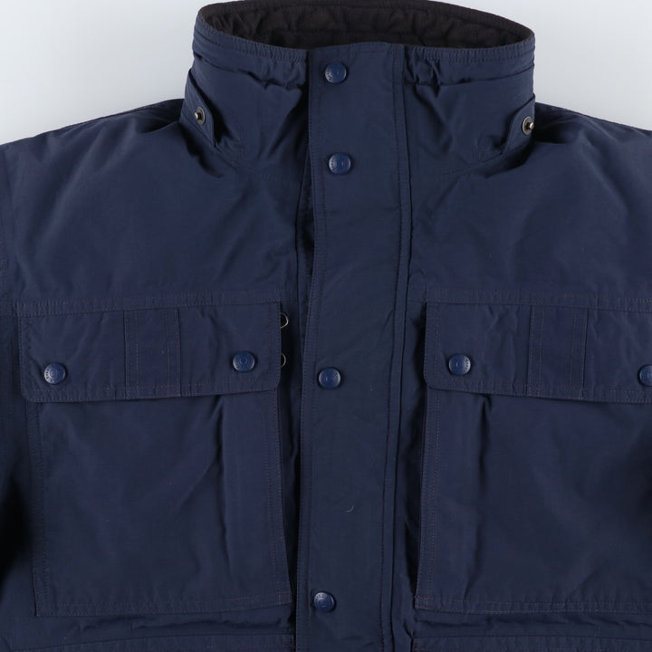 90s-00'S LLBean GORE-TEX Goose Down Jacket, Men's Size Medium, Vintage Nylon navy blue type Vintage Second Hand
