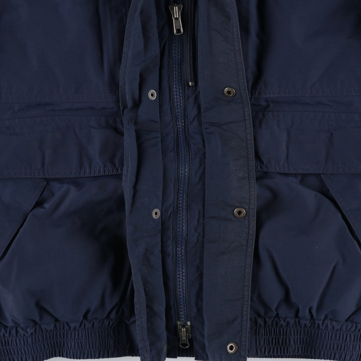 90s-00'S LLBean GORE-TEX Goose Down Jacket, Men's Size Medium, Vintage Nylon navy blue type Vintage Second Hand