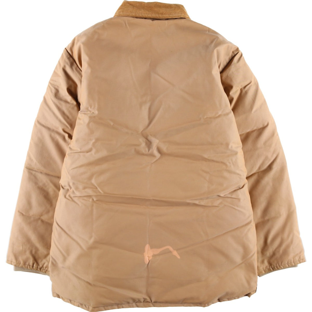 Special Price: 60s-70'S Pioneer Down Jacket, Men's Size XL, Vintage Down (insulation) beige type brown Vintage Second Hand