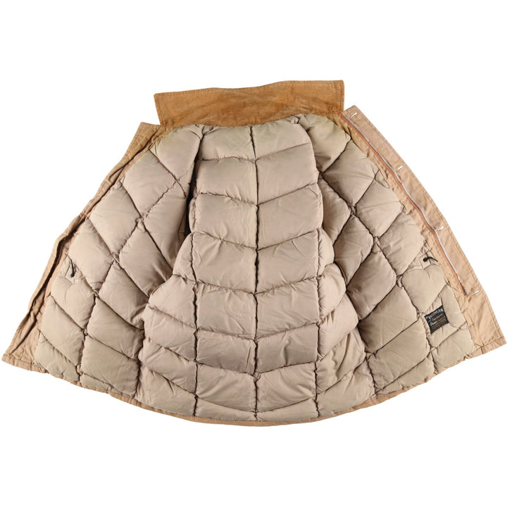 Special Price: 60s-70'S Pioneer Down Jacket, Men's Size XL, Vintage Down (insulation) beige type brown Vintage Second Hand