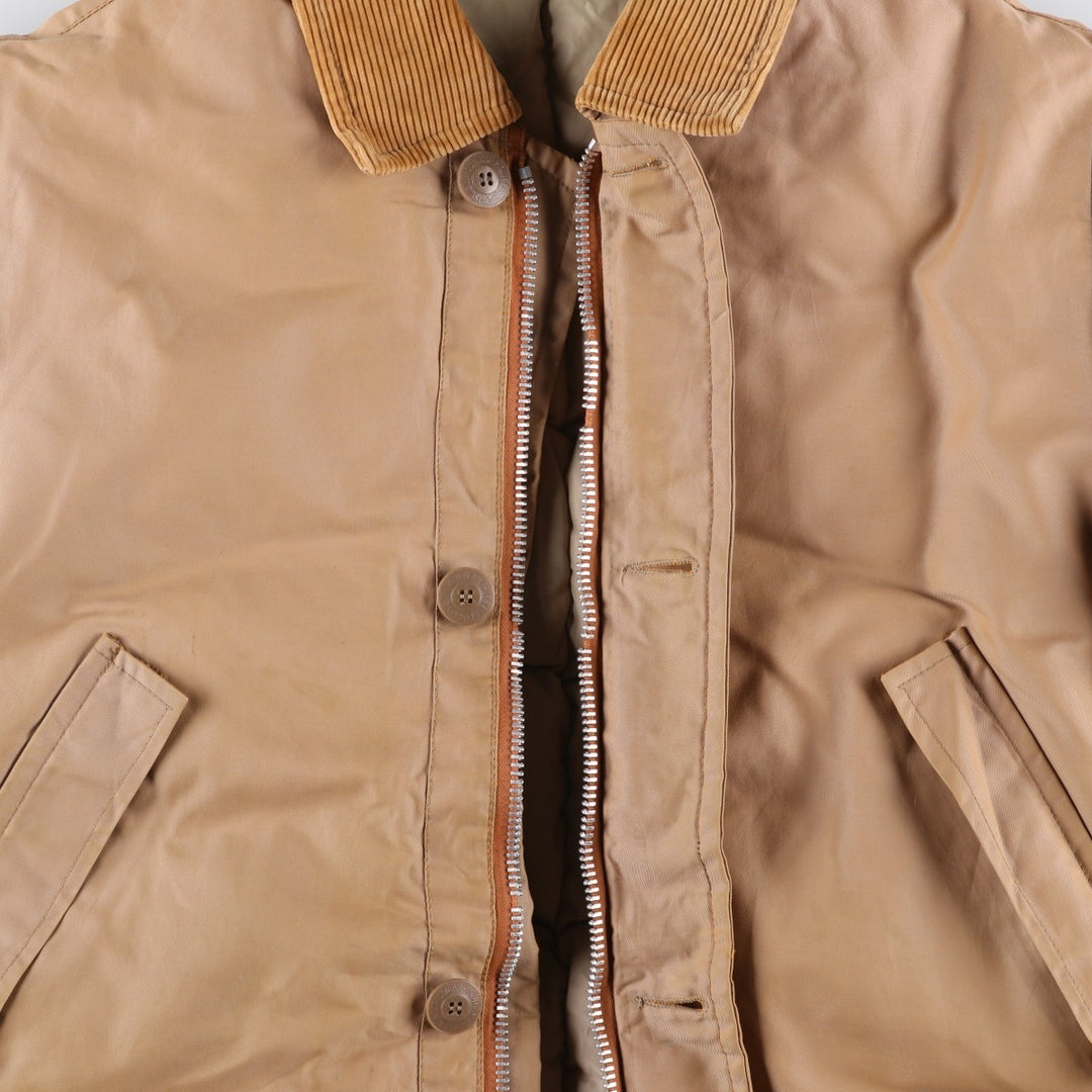 Special Price: 60s-70'S Pioneer Down Jacket, Men's Size XL, Vintage Down (insulation) beige type brown Vintage Second Hand