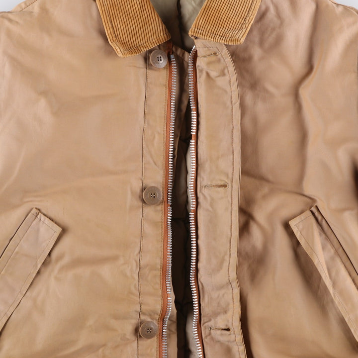 Special Price: 60s-70'S Pioneer Down Jacket, Men's Size XL, Vintage Down (insulation) beige type brown Vintage Second Hand