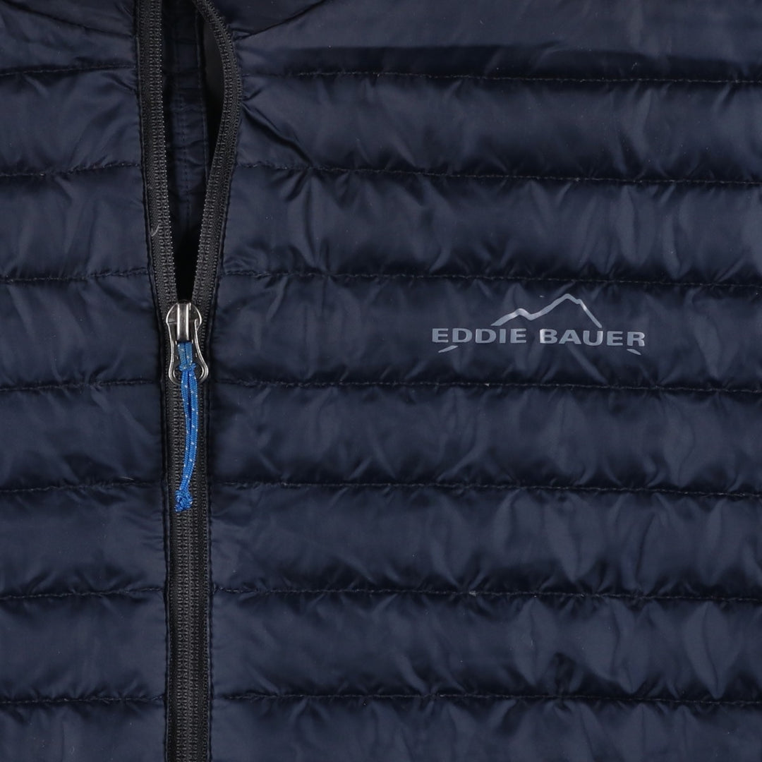 Eddie Bauer 650 Fill Power Down Jacket, Men's XL polyester navy blue type Vintage Second Hand