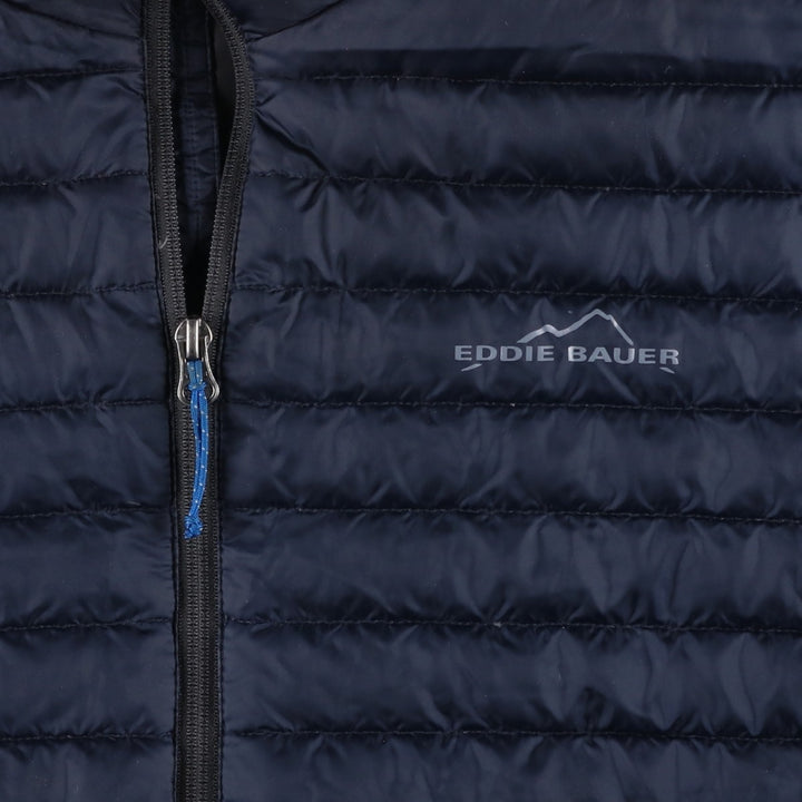 Eddie Bauer 650 Fill Power Down Jacket, Men's XL polyester navy blue type Vintage Second Hand