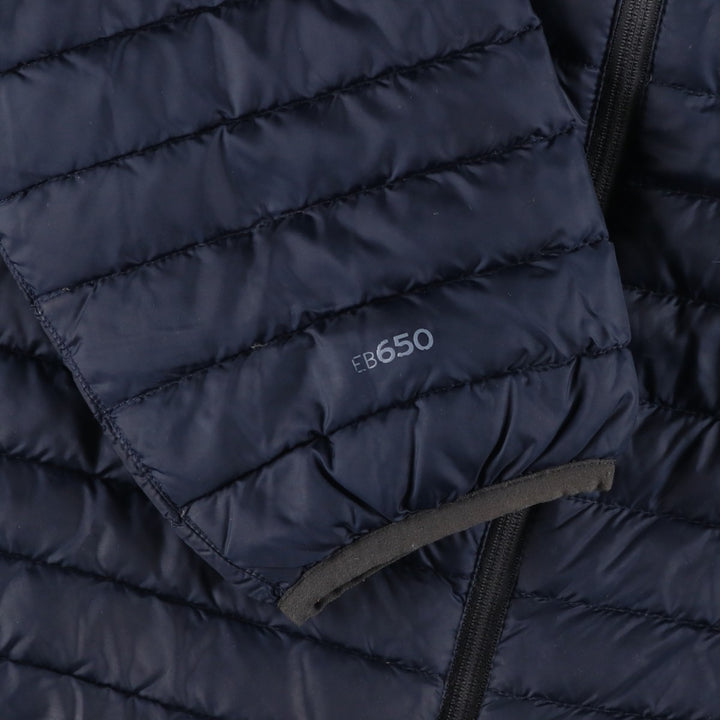 Eddie Bauer 650 Fill Power Down Jacket, Men's XL polyester navy blue type Vintage Second Hand