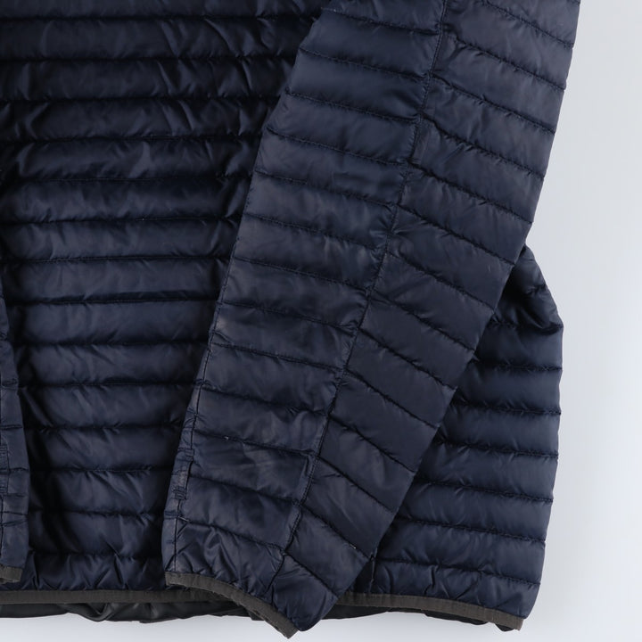 Eddie Bauer 650 Fill Power Down Jacket, Men's XL polyester navy blue type Vintage Second Hand