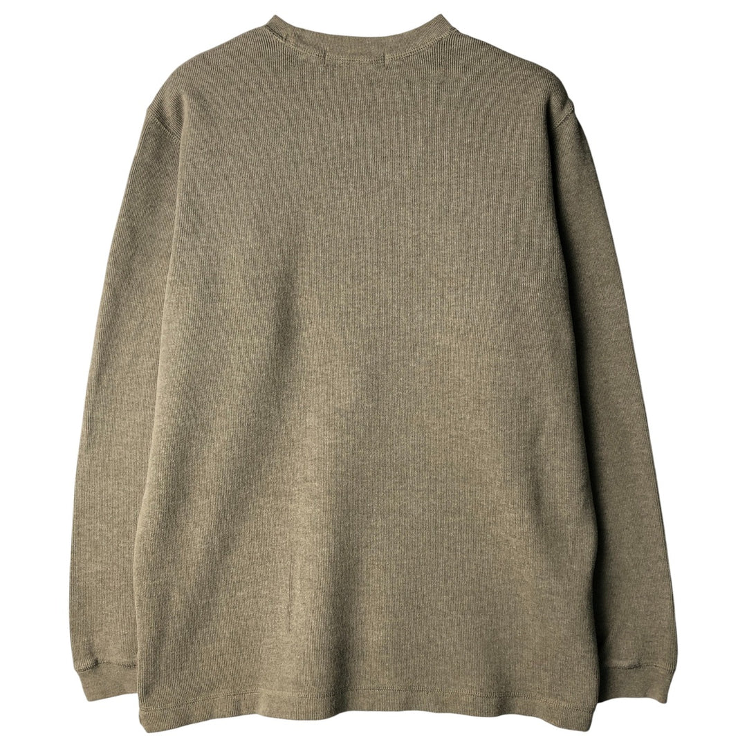 2000'S Banana Republic Thermal Long T-Shirt, Men's Size Small cotton gray type Vintage Second Hand