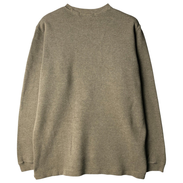 2000'S Banana Republic Thermal Long T-Shirt, Men's Size Small cotton gray type Vintage Second Hand