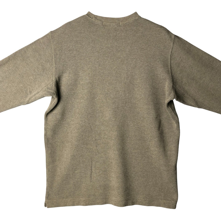 2000'S Banana Republic Thermal Long T-Shirt, Men's Size Small cotton gray type Vintage Second Hand